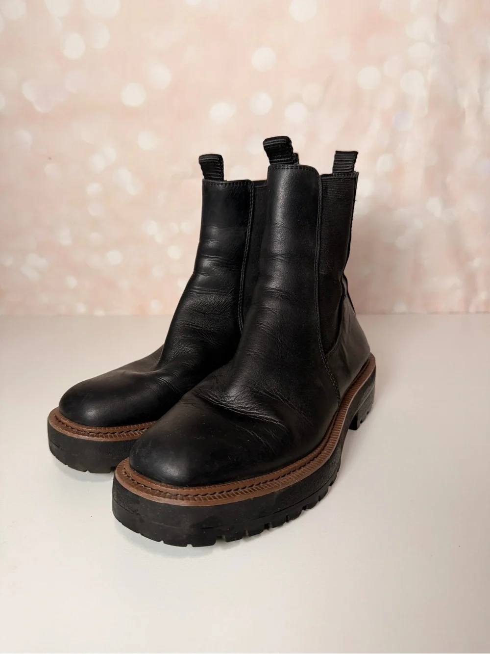SAM EDELMAN Classic Black Chelsea Boots LAGUNA